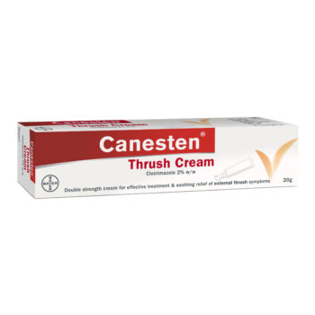 Tube of Canesten 2% Cream for thrush and fungal infection