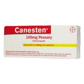 Box of Canesten 500mg Pessary for internal thrush treatment
