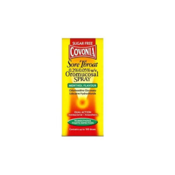 Covonia Sore Throat Menthol Spray 30ml
