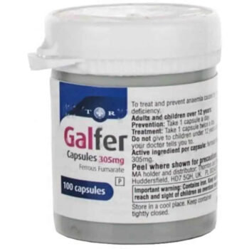 Galfer 305mg Ferrous Fumarate Capsules 100