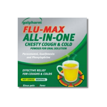 Galpharm Flu Max All In One Chesty Cough & Cold 16 Tablets