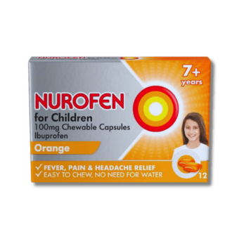 Nurofen 7 + Years Orange 12 Chewable Capsules