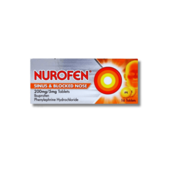 Nurofen Sinus & Blocked Nose 200mg/5mg 16 Tablets