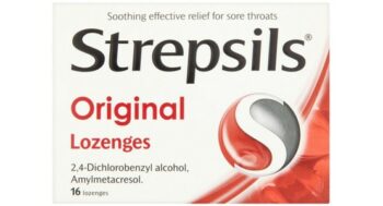 Strepsils Strawberry Sugar Free Lozenges 36