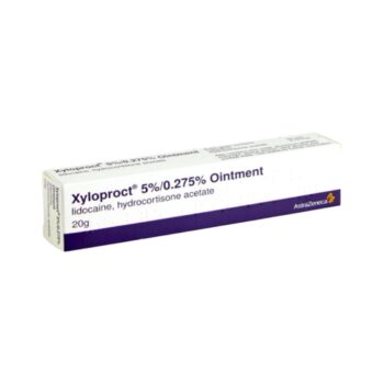 Xyloproct packaging and applicator for rectal discomfort